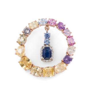 1.74ct Ceylon Unheated Sapphire Pendant