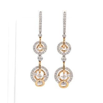 1.32ct Diamond Dress Earrings