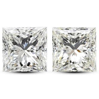 4.06ct Pair of Loose Diamond GIA I/J VS