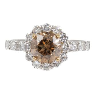 1.54ct Cognac Diamond Ring