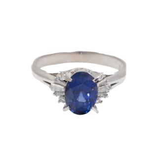 1.88ct Sapphire and Diamond Ring