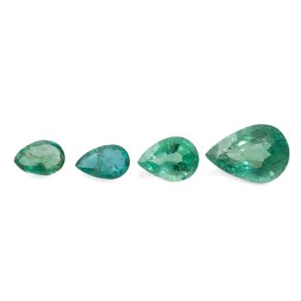 4.87ct Loose Parcel Zambian Emeralds